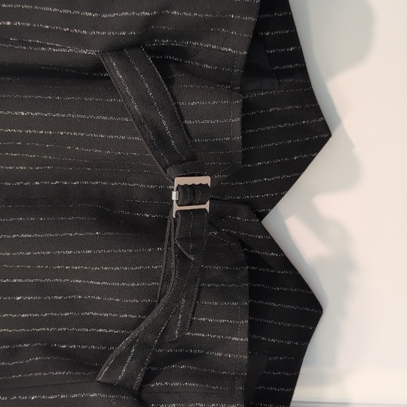 Anthropologie Maeve Sparkle Pinstripe Suit Vest - Picture 9 of 9